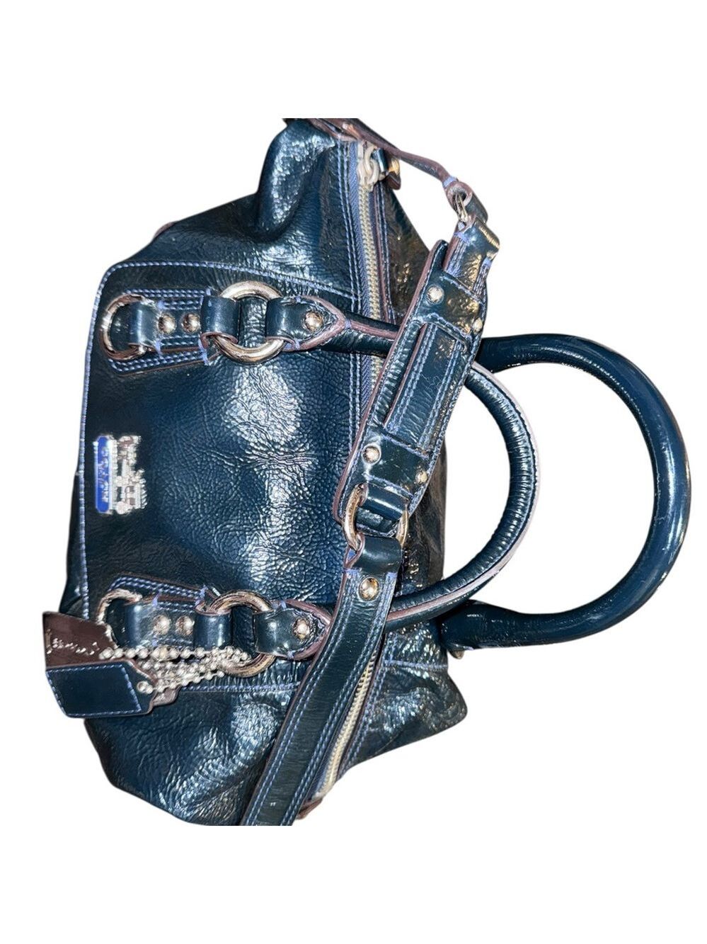 Coach Madison Sabrina Satchel 14178 Cobalt Blue 2 way - Picture 17 of 17